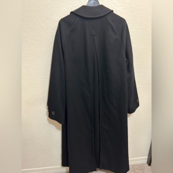 Caruso Black Wool Coat VM5010 - Picture 11 of 16